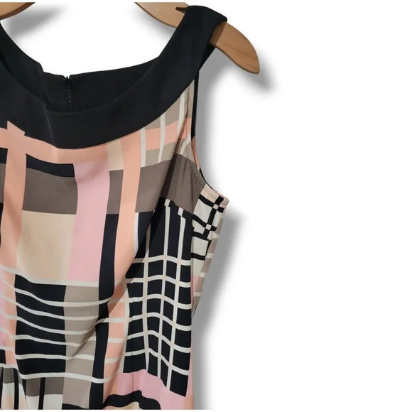 Connected Apparel women's multicolor sleeveless shift dress  - size 14 - Picture 2 of 8